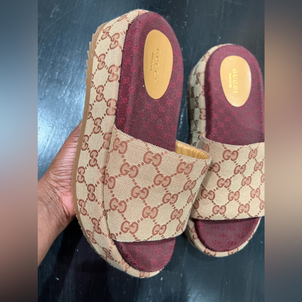 Gucci platform sandals